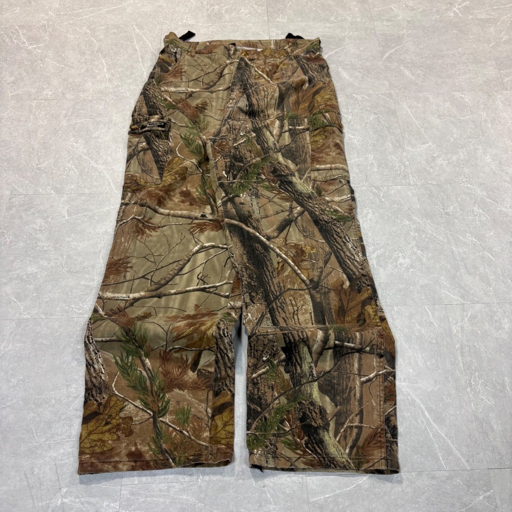 Whitewater Realtree Pro-Series Camo Hunting Cargo Pants Mens XL Brown 4553